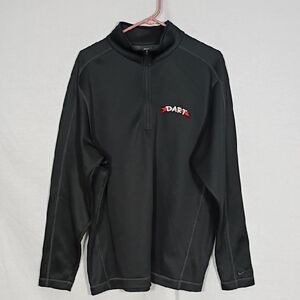 EUC Nike Golf Quarter Zip Long Sleeve Top With Dart Logo Dri-fit Mens Size XL